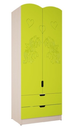 Детский Гарнитур Юниор-3 Разные Цвета и Рисунок/Ш-3235 мм x Г-850 мм х В-2050 мм