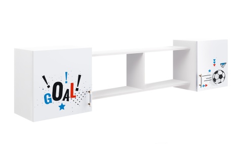 Полка навесная Вега NEW Boy белая