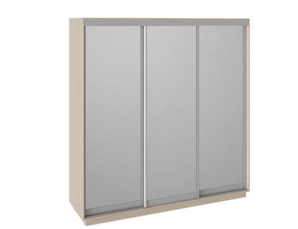 Шкаф-Купе 3-х Створчатый Зеркальный (Ш-2100 × В-2200 × Г-600)/Разные Цвета