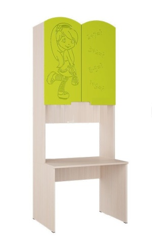 Письменный Стол Юниор-3 с Надстройкой Разные Цвета и Рисунок/Ш-700 мм x Г-1800 мм х В-520 мм