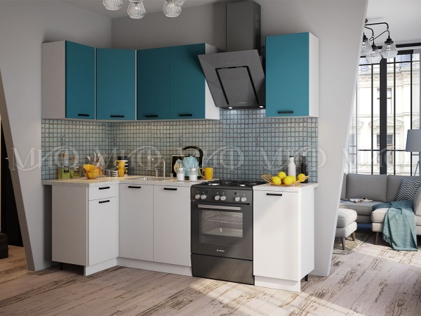 Кухонный Гарнитур Угловой Техас NEW 1100 Х 1800 мм/Разные Цвета