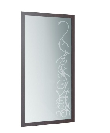 Зеркало Навесное Юнона-2 ЗН-06 Венге/Дуб Молочный (Ш-500 х В-1004 мм)