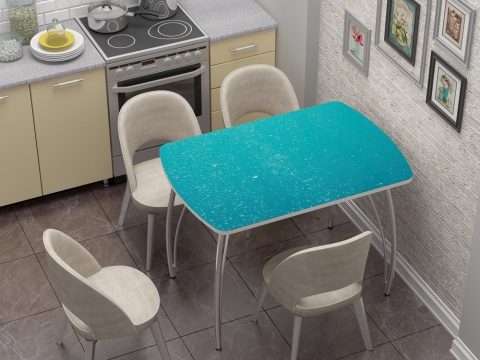 Стол Обеденный Бочонок Фотопечать (Ш-1100 х Г-700 х В-760 мм)/Разные Цвета