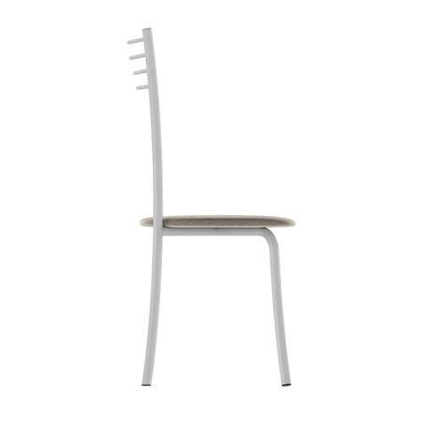 Комплект стульев Кассия (4 шт), белый велюр бежевый