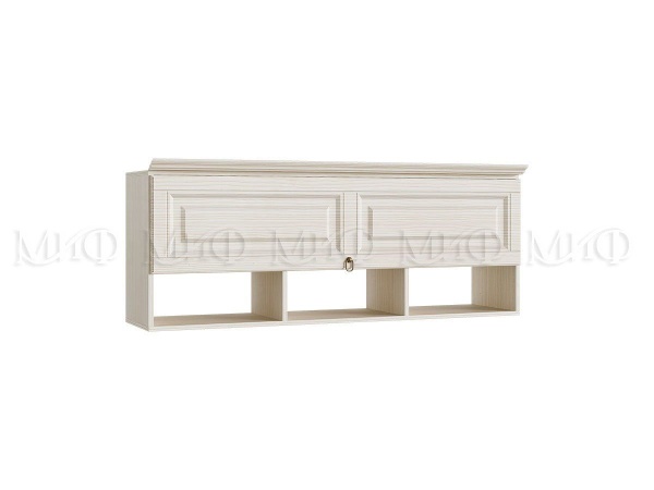 Антресоль Элит-1 МДФ Сандал Светлый (Ш-1400 мм x Г-385 мм х В-555 мм)