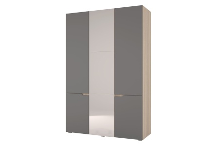 Шкаф 3-х Створчатый Амстердам МДФ (Ш-1350 х В-2030 х Г-466 мм)/Разные Цвета